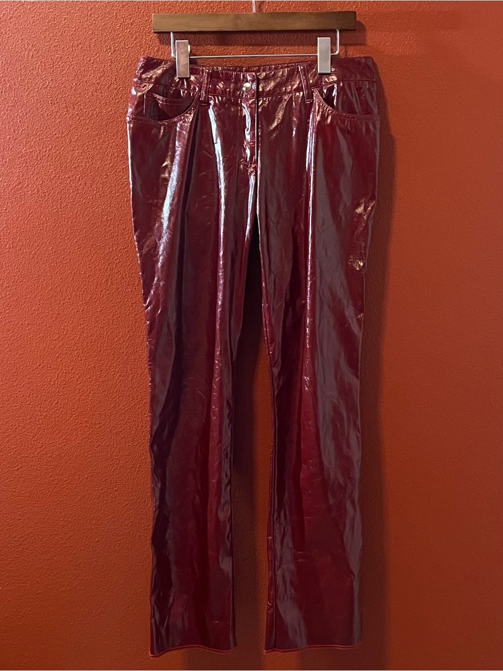 Lip Service Los Angeles Women’s Rare Blood Red Raver Skin Tight Goth Pants